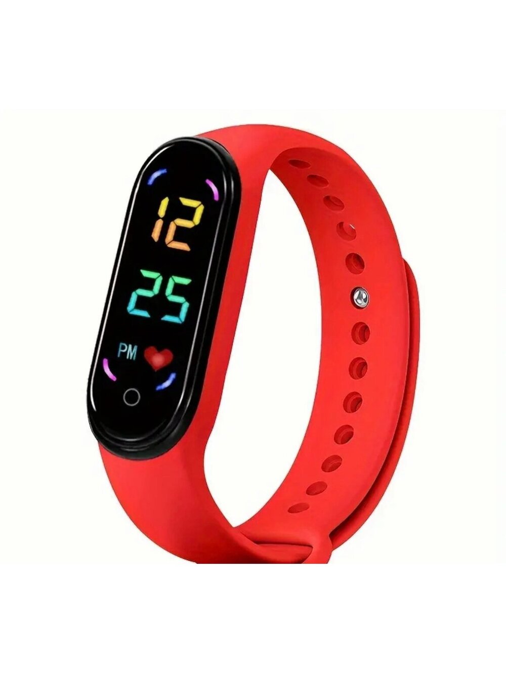 New - Glowing LED Youth Watch - Stylish & Trendy - Red